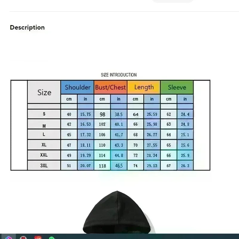 Autumn and Winter Men's Loose Big V Printed Hoodie Casual Solid Color Warm Fleece Hooded Sweatshirt Autumn and Winter Top